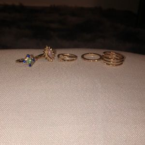 Gold Ring Set
